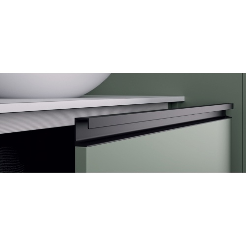 Meuble bas EXTENSO 70 1T + tiroir à l’anglaise (sans passage siphon) Poignée encastrée