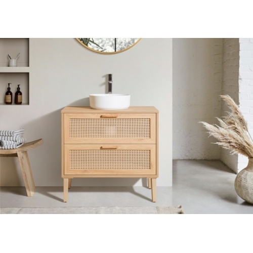 Meuble de salle de bains CANAGE 80cm 2 Tiroirs