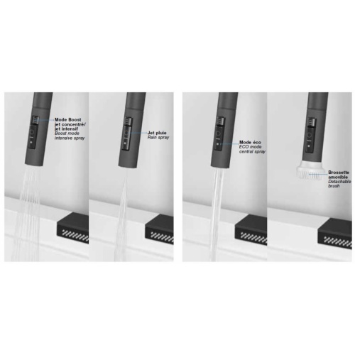 Evier de cuisine multifonctions Blanc et Noir - L910 Evier_3 Evier de cuisine multifonctions Blanc et Noir - L910 Evier_3