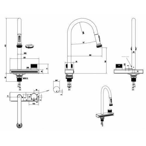 Evier de cuisine multifonctions Blanc et Noir - L910 Robinetterie Schéma Evier de cuisine multifonctions Blanc et Noir - L910 Robinetterie Schéma