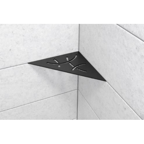 Tablette d'angle murale SHELF-S1 CURVE alu Noir graphite mat SES1D6MGS Tablette d'angle murale SHELF-S1 CURVE alu Noir graphite mat SES1D6MGS