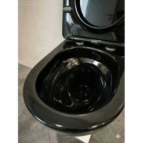 Pack WC Grohe Rapid SL + Cuvette sans bride KELOS Flush Noir Brillant + Plaque Skate Air Blanc KELOS Flush Noir Brillant Pack WC Grohe Rapid SL + Cuvette sans bride KELOS Flush Noir Brillant + Plaque Skate Air Blanc KELOS Flush Noir Brillant