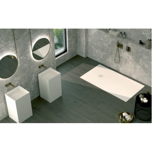 Receveur BASALTO Pergame 120x70cm - Grille assortie - SH BASALTO Pergame Amb Receveur BASALTO Pergame 120x70cm - Grille assortie - SH BASALTO Pergame Amb