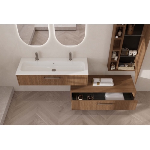 Meuble sdb STRIATO décalé 120 Chêne Strié Cuivré STRIATO ZOOM14 HD_-scaled