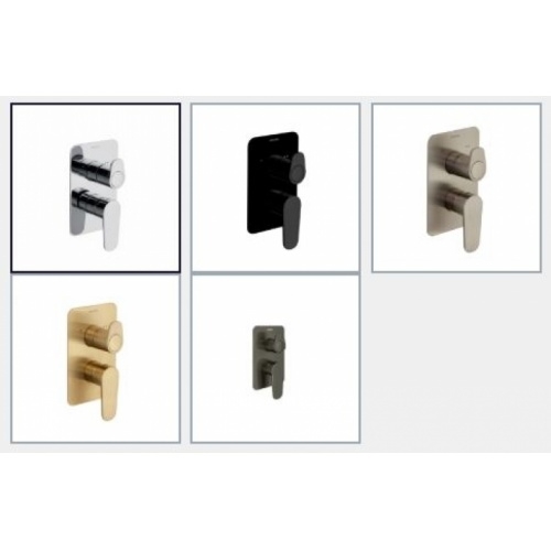 Robinetterie douche encastrée ALEXIA 2 voies Mécanique Chromé 36D302528 Coloris Robinetterie douche encastrée ALEXIA 2 voies Mécanique Chromé 36D302528 Coloris