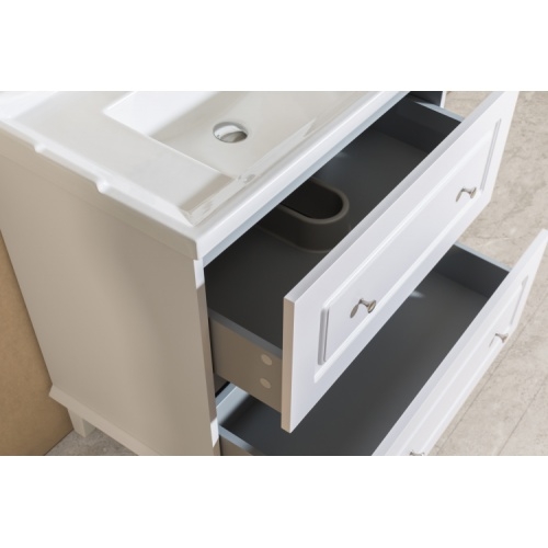 Meuble de salle de bain RETRO Blanc mat 80cm RETRO Matt White-05 Meuble de salle de bain RETRO Blanc mat 80cm RETRO Matt White-05