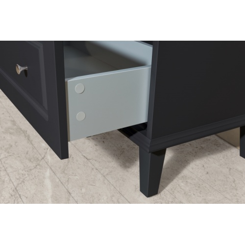 Meuble de salle de bain RETRO 80cm Noir mat RETRO Matt Black-06 Meuble de salle de bain RETRO 80cm Noir mat RETRO Matt Black-06