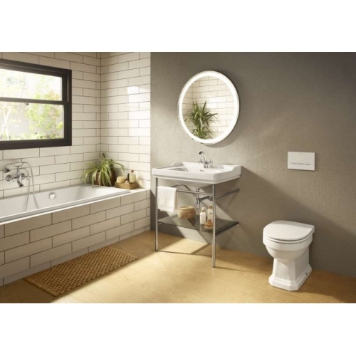 Cuvette de WC rétro CARMEN au sol à évacuation indépendante CARMEN_ROCA