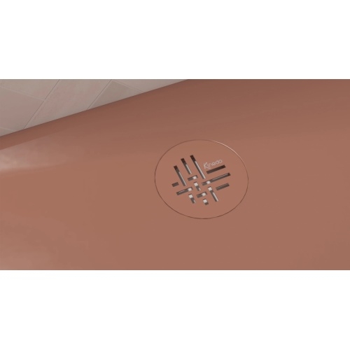 Receveur KINESURF NOVA Terracotta mat 80x80cm kinesurf-nova-terracotta grille