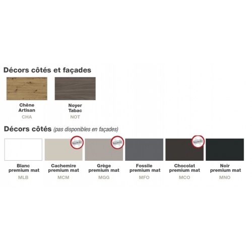 Ensemble CANOPEE Noyer Tabac - Plan Terrazzo CANOPEE Décor 2026 Ensemble CANOPEE Noyer Tabac - Plan Terrazzo CANOPEE Décor 2026