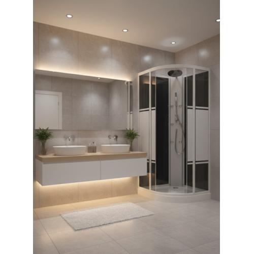 Cabine 1/4 de rond KLINTY 2.0 85 cm