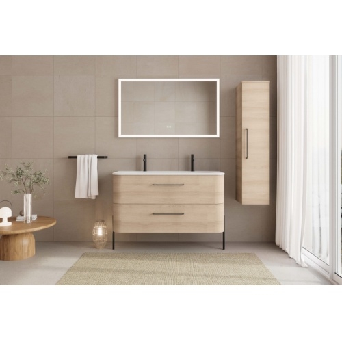 Meuble de salle de bains ECLIPSE 1 grande vasque 120cm Chêne Sable ECLIPSE AMB01 HD Meuble de salle de bains ECLIPSE 1 grande vasque 120cm Chêne Sable ECLIPSE AMB01 HD