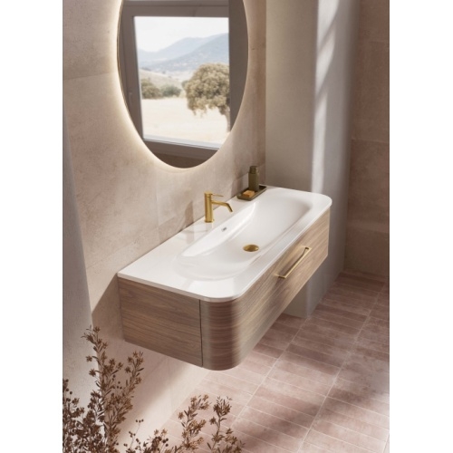 Meuble de salle de bains ECLIPSE 1 tiroir Noyer Américain ECLIPSE ZOOM03 HD Meuble de salle de bains ECLIPSE 1 tiroir Noyer Américain ECLIPSE ZOOM03 HD