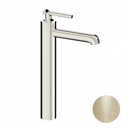 Mitigeur de lavabo rehaussé MINOE Nickel Mat