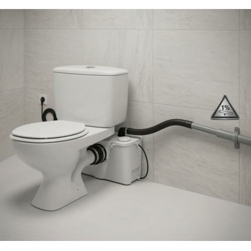 Broyeur WC 1 entrée - Fabrication Francaise BWC01