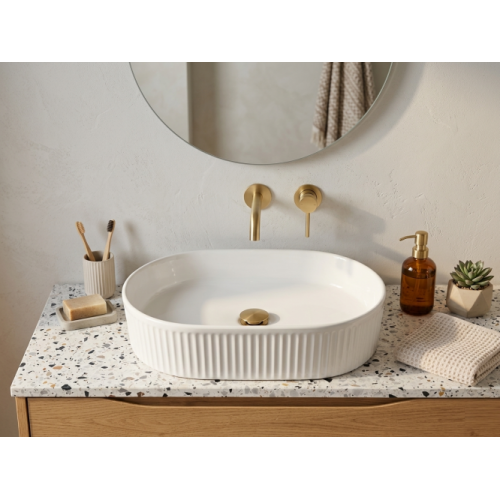 Vasque à poser BEYOND ovale Blanc brillant 48x32cm