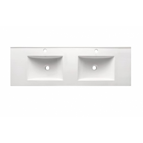 Meuble double vasque JUPITER 3.0 Blanc Brillant 140cm - Sans miroir Plan 140 Meuble double vasque JUPITER 3.0 Blanc Brillant 140cm - Sans miroir Plan 140