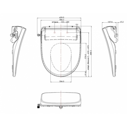 Abattant WC japonais lavant et séchant IMMERSION IMMERSION (5) Abattant WC japonais lavant et séchant IMMERSION IMMERSION (5)