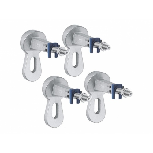 Equerres pour fixations murale Bâti-douche GROHE - 4 pièces