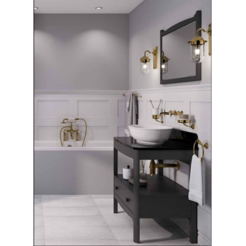 Porte-savon rétro mural GUILD Burlington - Gold - Blanc GUILD Gold