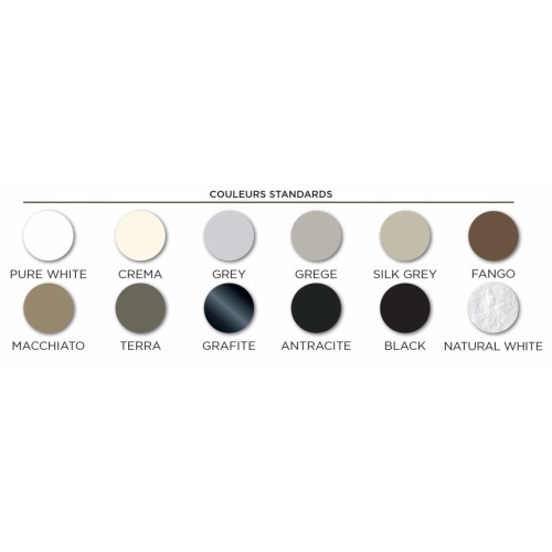 Receveur de douche ardoise 90x120cm Gris clair SELECT Coloris Standard Select