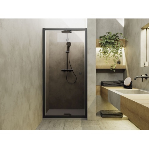 Paroi de douche 1 panneau pivot-coulissante SERENA SE-310 Noir - 650-690mm SE210-Negro-Bronce-Riga-A Paroi de douche 1 panneau pivot-coulissante SERENA SE-310 Noir - 650-690mm SE210-Negro-Bronce-Riga-A