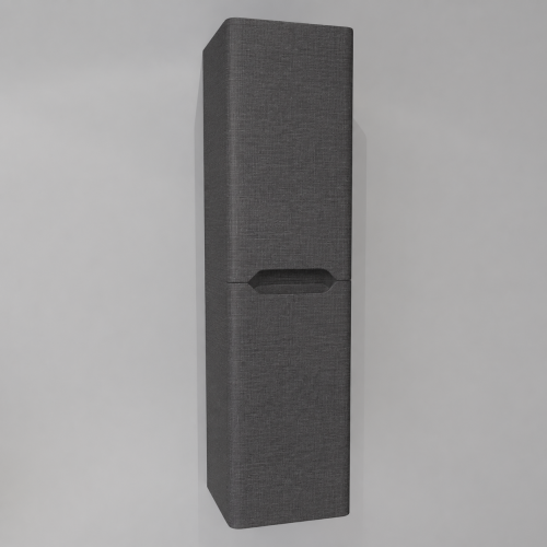 Colonne de salle de bain LUNA 135cm Tissé Gris**