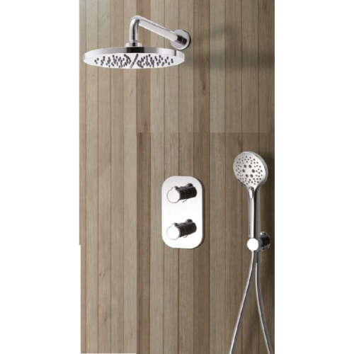 Pack de douche encastré complet NEW DAY Chromé