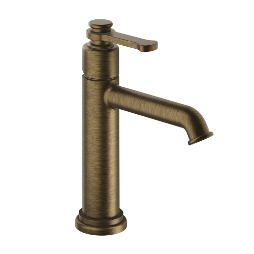 Mitigeur de lavabo Vieux bronze mat H190 FARO vidage clic-clac FA22093