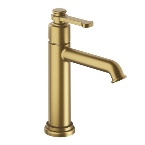 Mitigeur de lavabo or brossé H190 FARO vidage clic-clac FA22096P Mitigeur de lavabo or brossé H190 FARO vidage clic-clac FA22096P