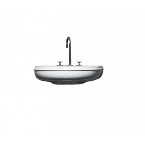 Vasque suspendue CHARME 3 trous L70cm Blanc brillant CHA70513T_1 Vasque suspendue CHARME 3 trous L70cm Blanc brillant CHA70513T_1