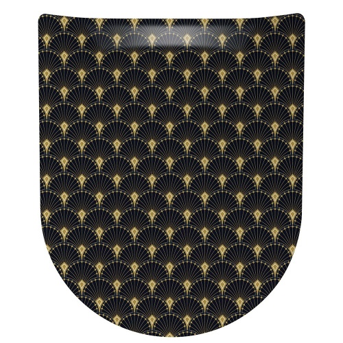 Abattant WOOD Slim Gatsby bleu nuit - Descente Manuelle