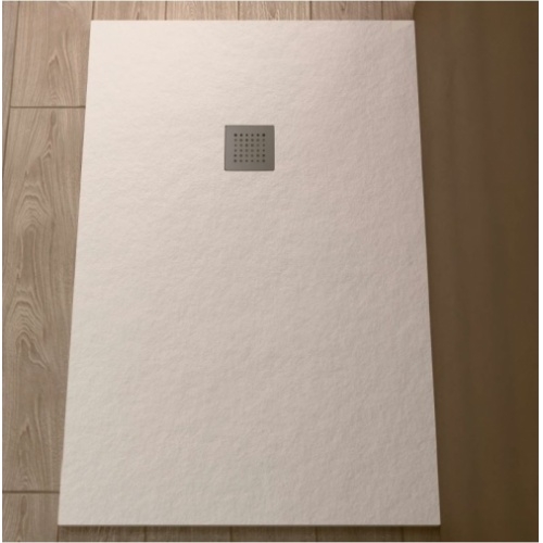 Receveur de Douche Allégé LEGGIO Blanc 80x140cm – Aspect Pierre Texturé et Extra-Plat LEGGIO (6)