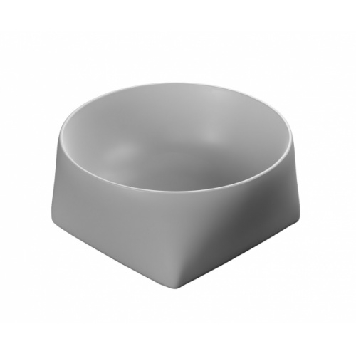 Vasque à poser YUGO ronde 40xH18cm - Blanc brillant 5901_Yugo