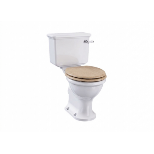 Pack WC au sol GUILD Rimless - Levier Chrome - Abattant Light Oak