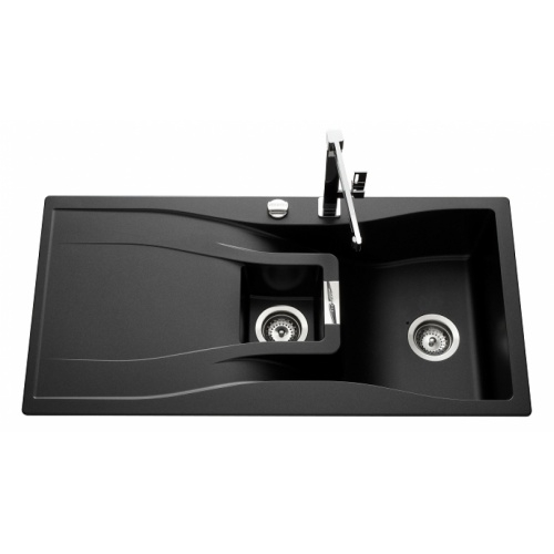 Évier de cuisine CRISTADUR Waterfall 1.5 Cuves Magma Evc1511 119