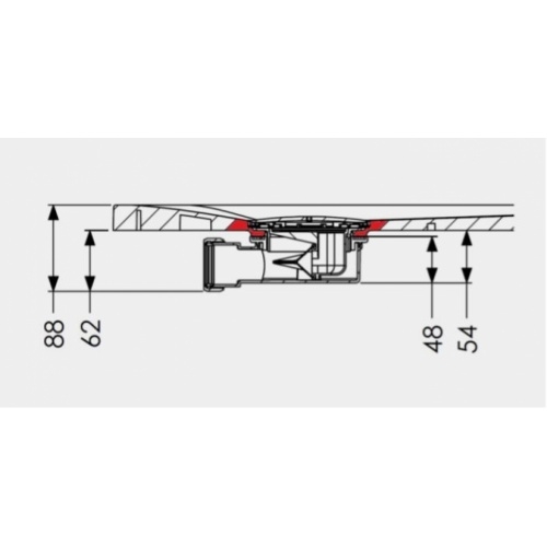 Bonde de receveur gravitaire pour receveur ONYX AKW Bonde onyx Schéma Bonde de receveur gravitaire pour receveur ONYX AKW Bonde onyx Schéma