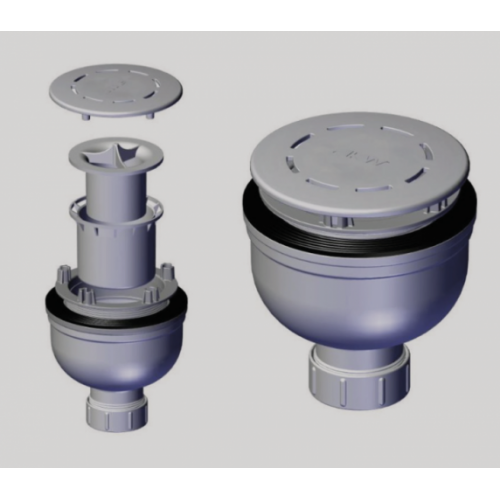 Bonde gravitaire Sortie Verticale pour receveur ONYX AKW