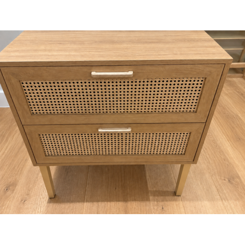 Meuble de salle de bains CANAGE 80cm 2 Tiroirs Meuble CANAGE