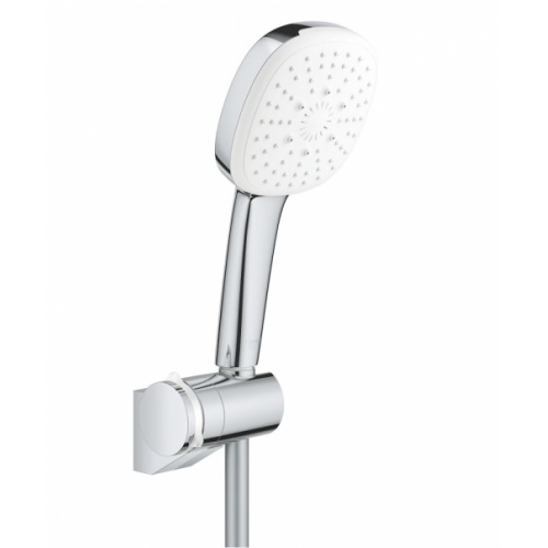 Ensemble de douche 3 jets avec support mural Tempesta Cube 100