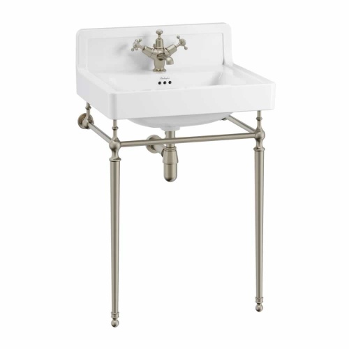 Siphon de lavabo rétro Brushed Nickel T23A BNKL