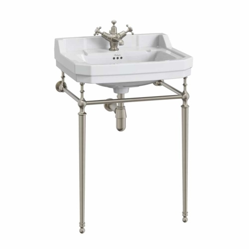 Siphon de lavabo rétro Brushed Nickel T23A BNKL