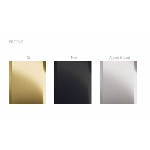Paroi fixe en alignement pour HADA PLUS LDF-HP310 - Or - Transparent - L43/45cm Profilé Hada