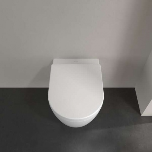 Pack WC Geberit UP320 + Cuvette AVENTO Villeroy & Boch + Plaque Chromé Brillant** 5656HRR1_3