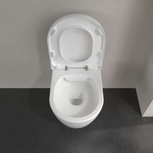 Pack WC Geberit UP320 + Cuvette AVENTO Villeroy & Boch + Plaque Chromé Brillant** 5656HRR1_5