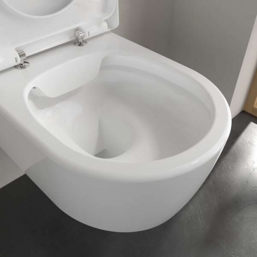 Pack WC Geberit UP320 + Cuvette AVENTO Villeroy & Boch + Plaque Chromé Brillant** 5656HRR1_6