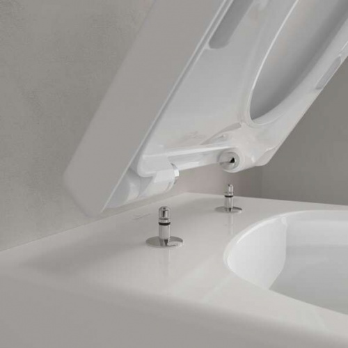 Pack WC Geberit UP320 + Cuvette AVENTO Villeroy & Boch + Plaque Chromé Brillant** 5656HRR1_7
