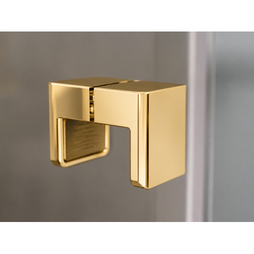Paroi de douche HADA PLUS 2 portes battantes HP-307 - Or - 70cm Poignée de douche dorée moderne Paroi de douche HADA PLUS 2 portes battantes HP-307 - Or - 70cm Poignée de douche dorée moderne