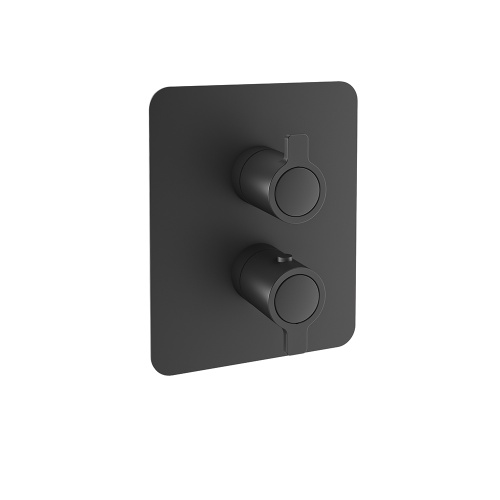 Pack Douche Encastré Thermostatique Blautherm Noir Mat - 948722RP300NM 948722SNM