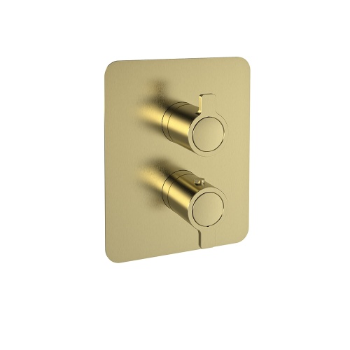 Pack Douche Encastré Thermostatique Blautherm Or Brossé - 948722RM300OC 948722SOC Pack Douche Encastré Thermostatique Blautherm Or Brossé - 948722RM300OC 948722SOC
